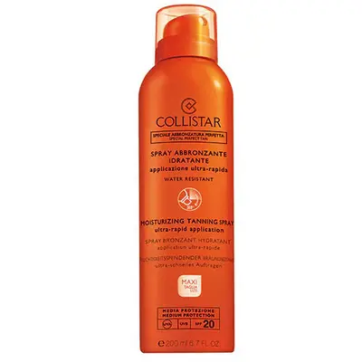 Collistar Ultra-Fast Application Hydrating Tanning Spray Low SPF 20 200ml