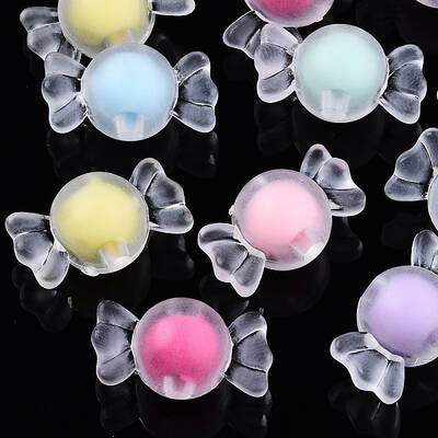 Transparent Acrylic Beads