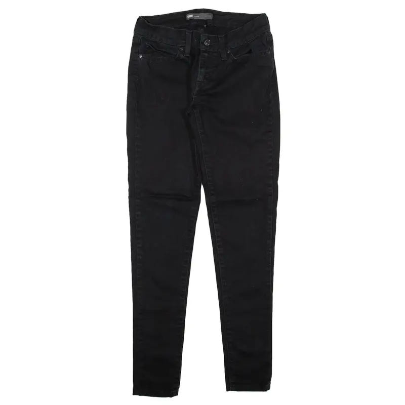 LEVI'S Legging Jeans Black Denim Slim Skinny Womens W27 L29