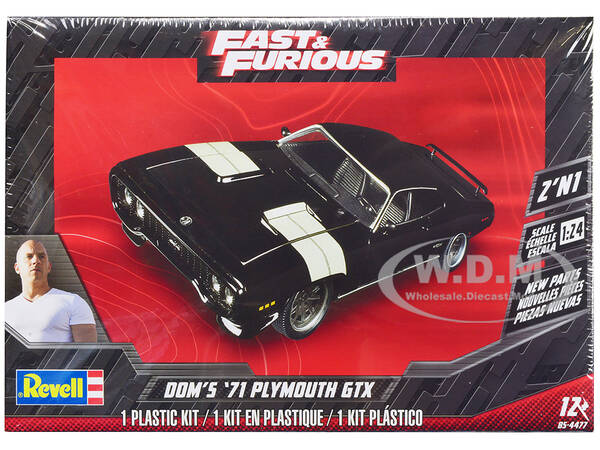 Level 4 Model Kit Doms 1971 Plymouth GTX \