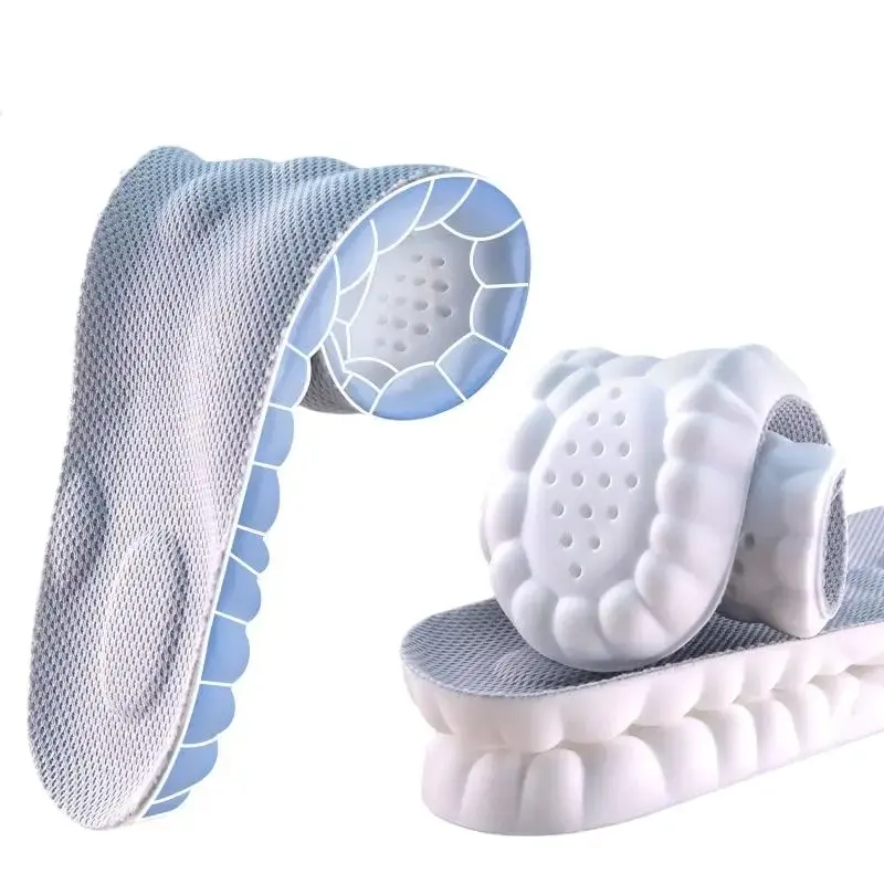 4D Shoes Insoles for Men and Women, Arch Support Insoles, Memory Foam Insoles, Shock Absorption and Cushioning Sports Shoe In...