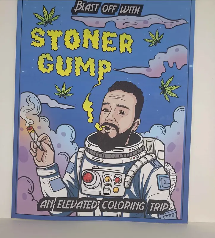 Blast Off With Stoner Gump - An Elevated Coloring Trip