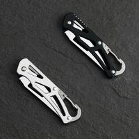 Stainless Steel Keychain Knife, Portable Foldable Knife, Multifunctional Keychain Knife for Outdoor Camping, Household Fruit ...