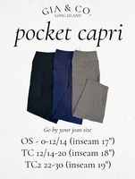 GIA+CO  Pocket Capris