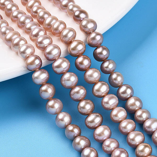 Natural Cultured Freshwater Pearl Beads Strands