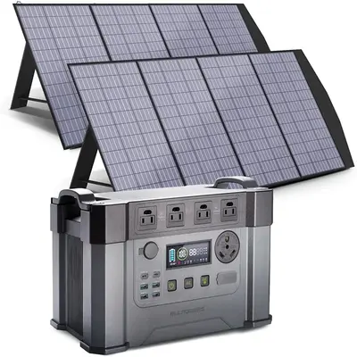 ALLPOWERS S2000 Pro 2400W Solar Generator (PV Optional) S2000 Pro+2pcs SP033 200W Solar Panel