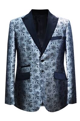 Paisley-400 Silver - Mens Wholesale Blazers