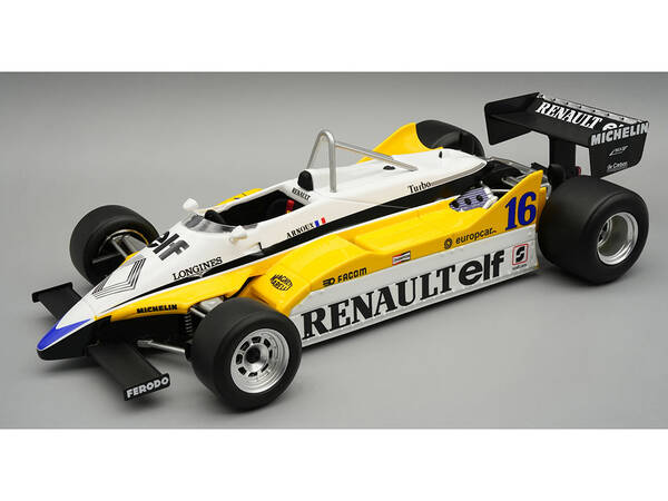 Renault RE30B #16 Rene Arnoux Winner Formula One F1 French GP (1982) Mythos Series with Display Case Limited Edition to 4...