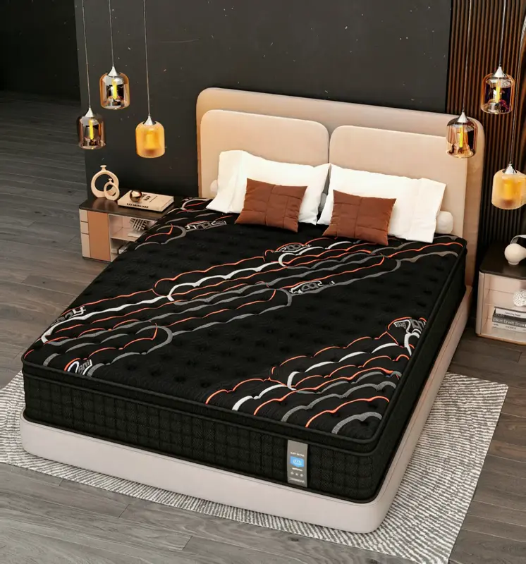 MRH 10”12”14-Inch Twin，Full，Queen，King，Luxury Hybrid Mattress -Memory Foamand Individual Pocket Springs for Ultim...