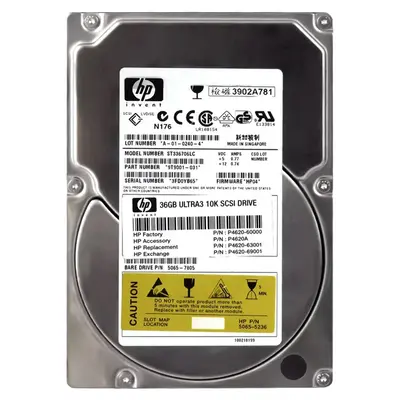 P4620-63001 HP 36.4GB Ultra-160 SCSI 10000 3.5-inch Hard Drive