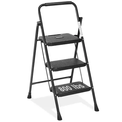 [DEAL] Heavy Duty Step Ladder, Lightweight Foldable Stool, Small Ladder Ideal for Kitchen and Home Use, Folding Step Stools, ...