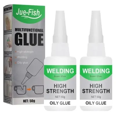 2PCS All-Purpose Superglue, Cyanoacrylate Nail Glue Magic Glue Shose Glue Welding High-Strength Glue Super Glue Gel, Strong &...