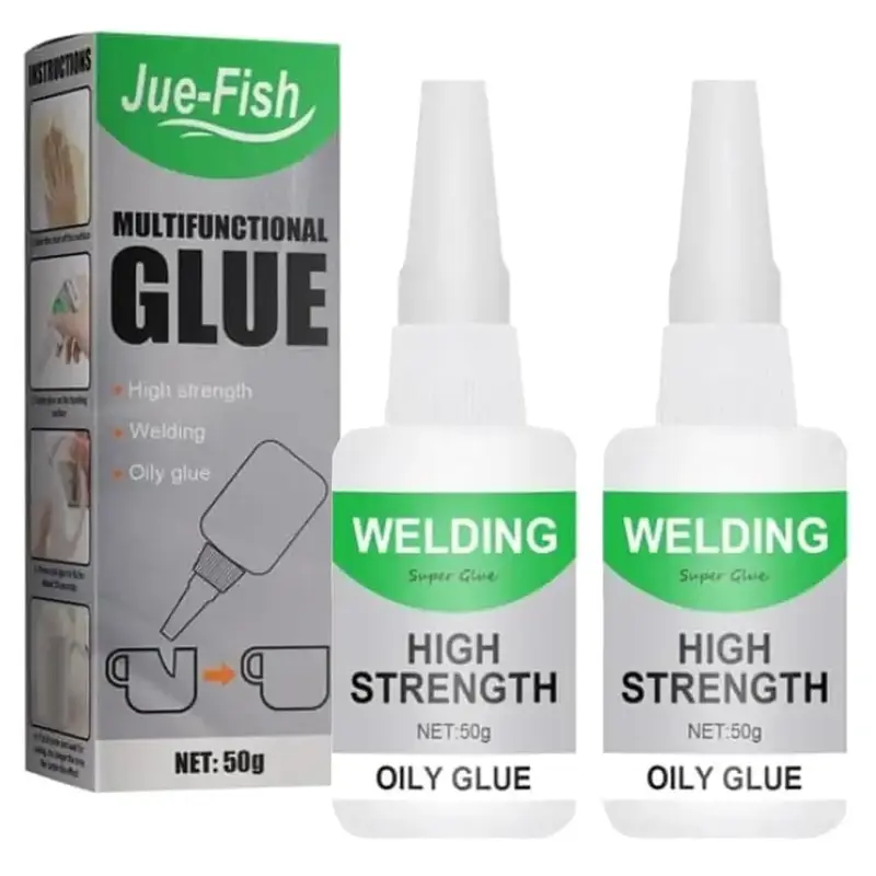 2PCS All-Purpose Superglue, Cyanoacrylate Nail Glue Magic Glue Shose Glue Welding High-Strength Glue Super Glue Gel, Strong &...