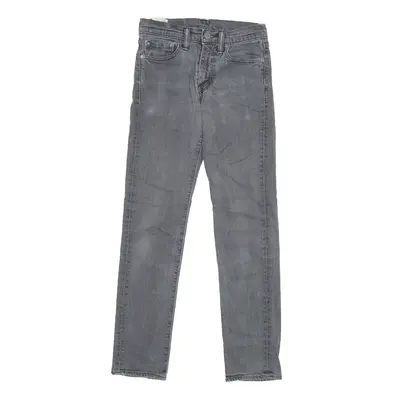 LEVI'S 511 Jeans Grey Denim Skinny Straight Boys W24 L27