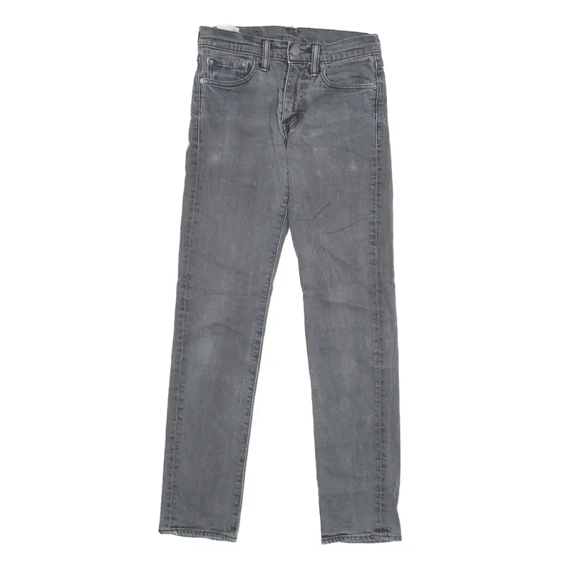 LEVI'S 511 Jeans Grey Denim Skinny Straight Boys W24 L27