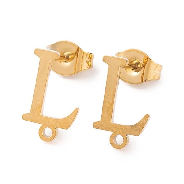 Ion Plating(IP) 304 Stainless Steel Stud Earrings