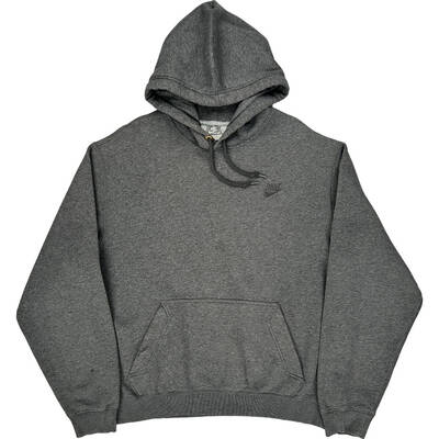 Nike Sportswear Hoodie - Large - Grey Cotton Blend