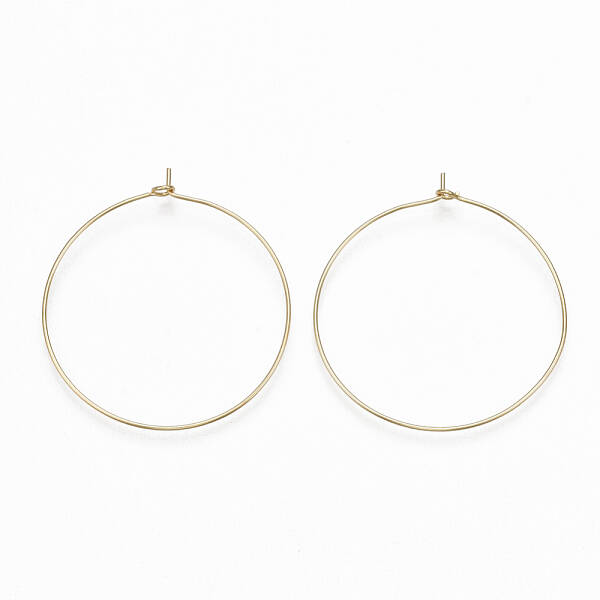 Brass Hoop Earrings Findings