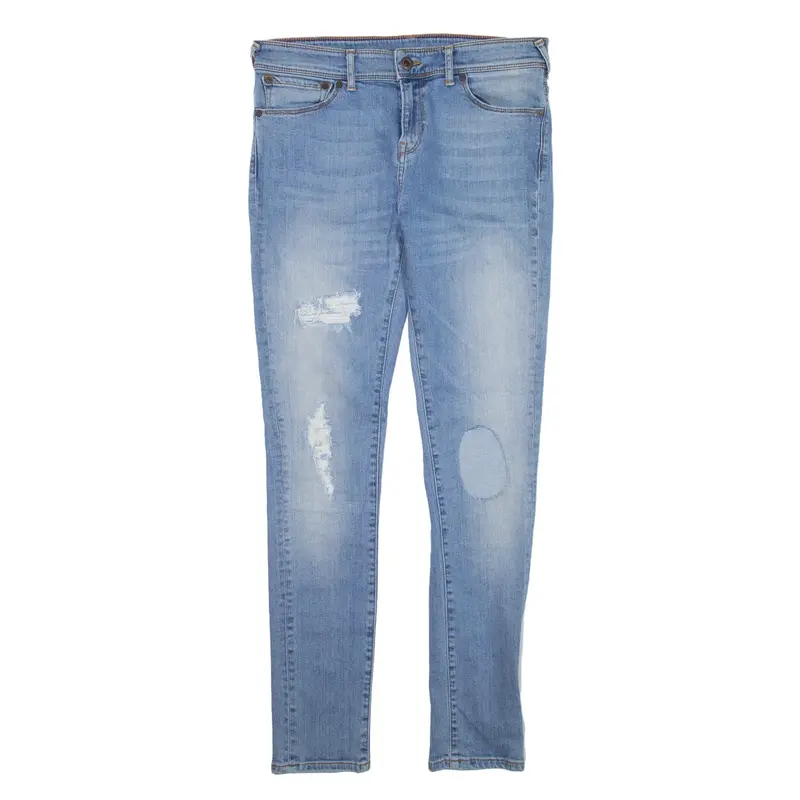 JACK WILLS Distressed Jeans Blue Denim Slim Skinny Womens W29 L29