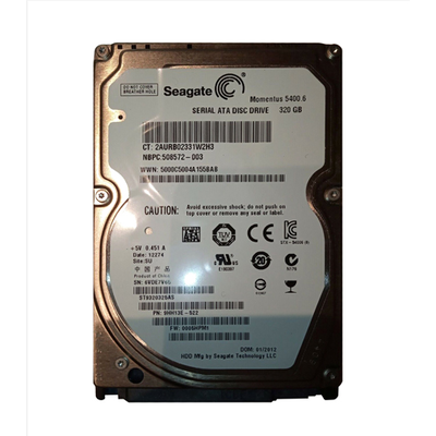 508572-003 HP 320GB 5400RPM SATA 3Gb/s 8MB Cache 2.5-inch Hard Drive