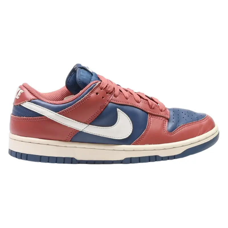 NIKE Dunk 2022 Sneaker Trainers Red Leather Womens UK 6