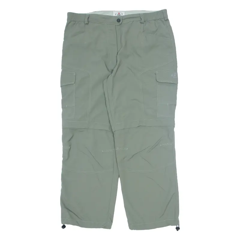 MAUL Outdoor Trousers Green Regular Straight Womens W34 L28