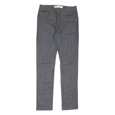 LEVI'S 510 Girls Jeans Grey Slim Skinny Charcoal Wash W28 L28