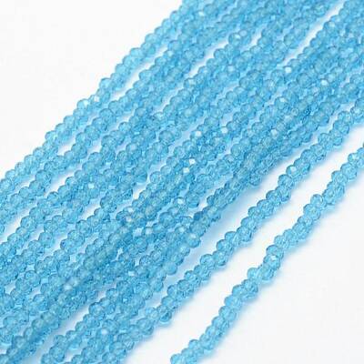 Transparent Glass Beads Strands