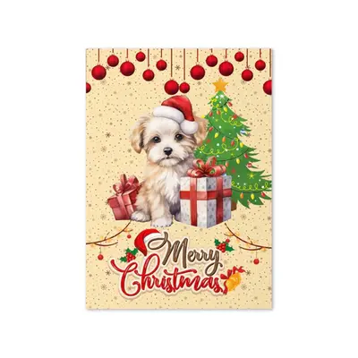 Paw-sitively Festive Christmas Card