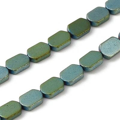 Electroplated Synthetic Non-Magnetic Hematite Beads Strands