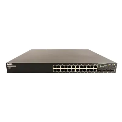 Dell 0UU867 | PowerConnect 6200 Series 6224P 24 x RJ-45 Ports PoE 1000Base-T + 4 x Shared SFP Combo Ports Layer 3 Managed 1U ...