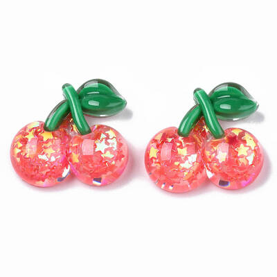 Autumn Theme Transparent Epoxy Resin Decoden Cabochons