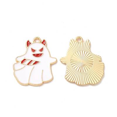 Light Gold Plated Alloy Enamel Pendants