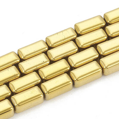 Electroplate Non-magnetic Synthetic Hematite Beads Strands