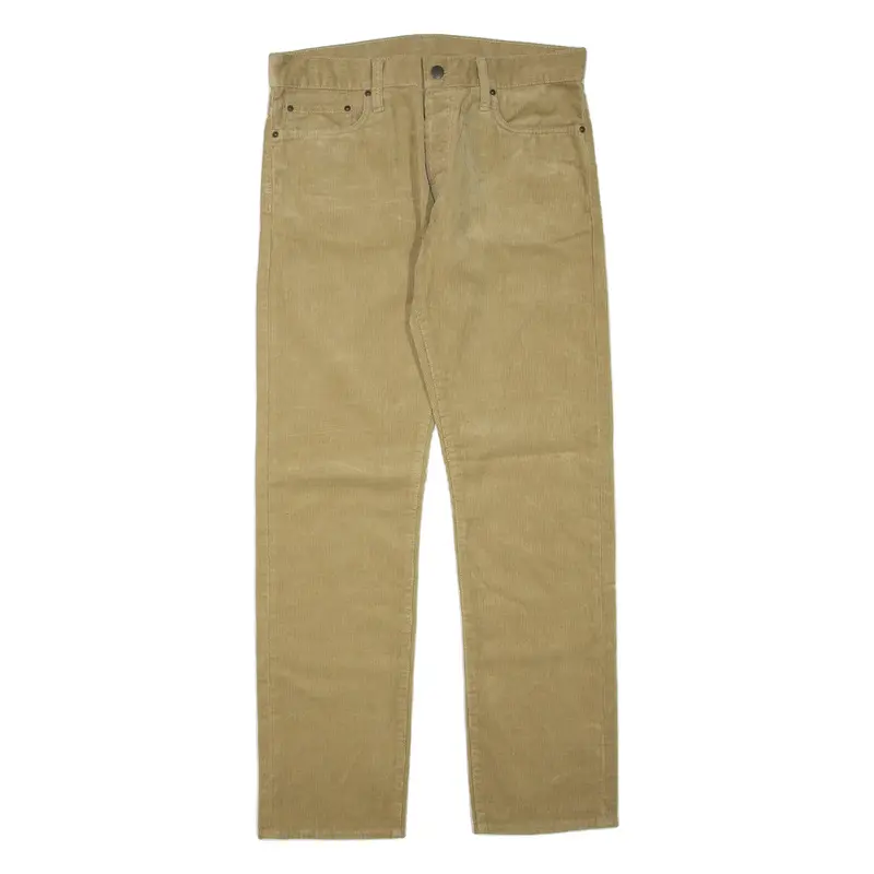 CARHARTT Klondike Mens Corduroy Trousers Brown Regular Straight W32 L32
