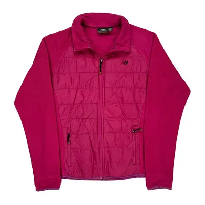 New Balance Fleece Jacket - Medium Pink Polyester