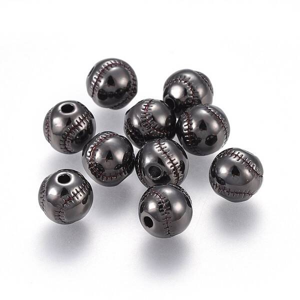 Brass Enamel Beads