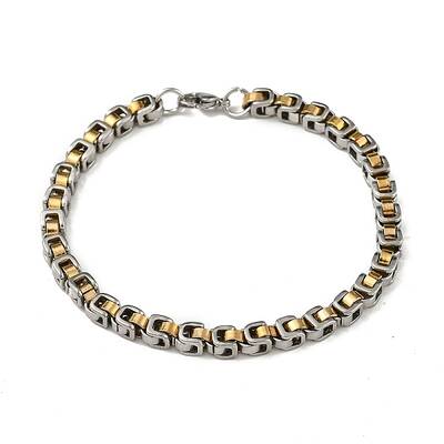 PVD Vacuum Plating 201 Stainless Steel Chain Bracelets