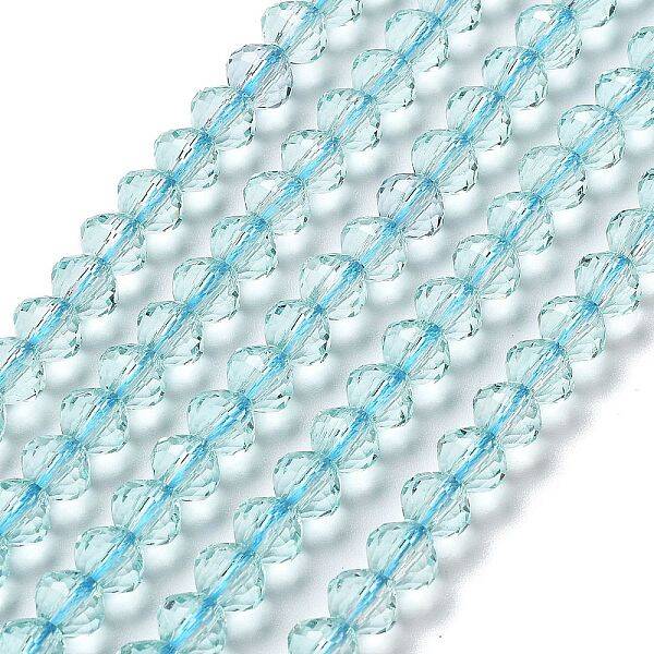 Transparent Glass Beads Strands