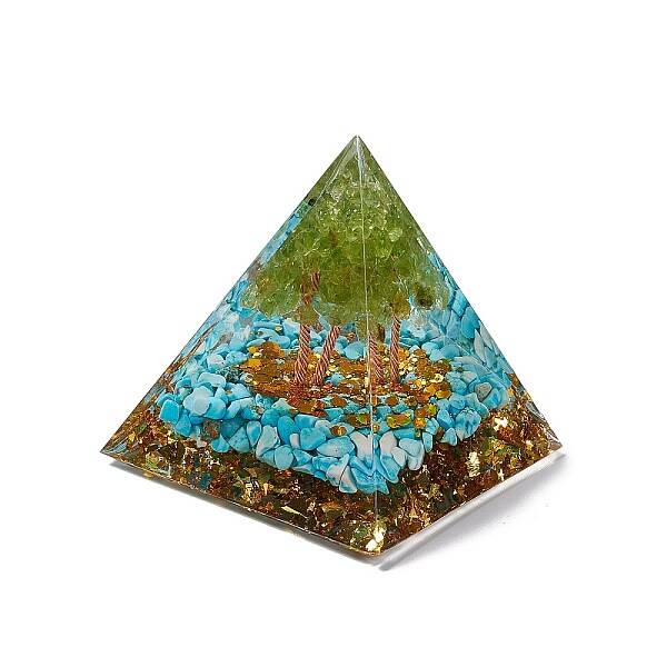 Orgonite Pyramid Resin Display Decorations
