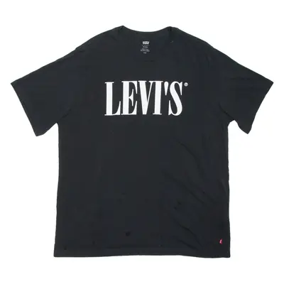 LEVI'S Womens T-Shirt Black L