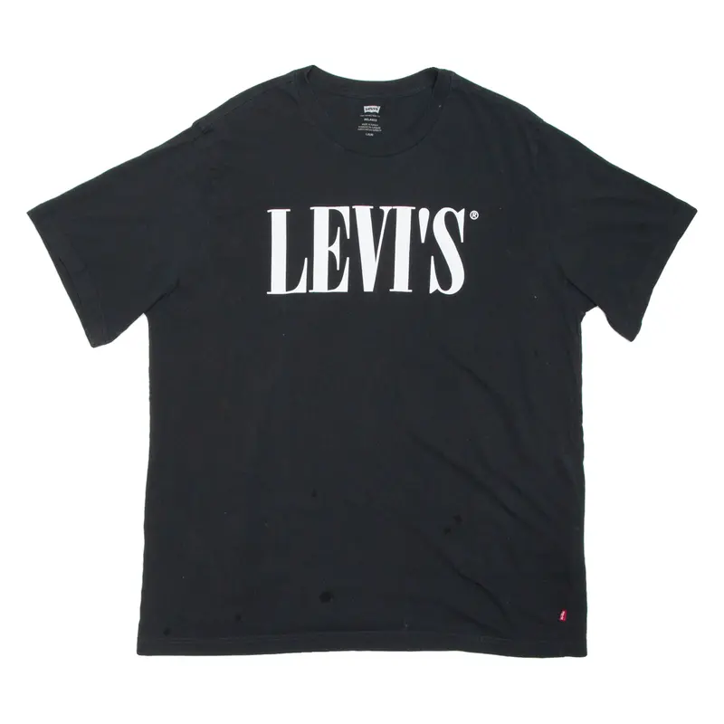 LEVI'S Womens T-Shirt Black L