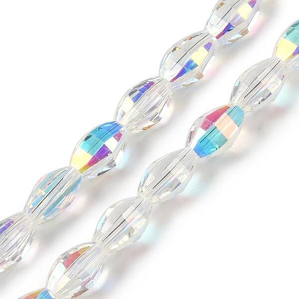 Electroplate Glass Beads Strands