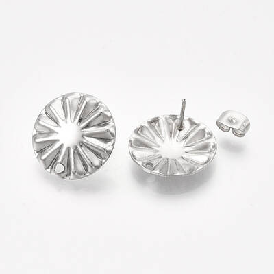 Non-Tarnish 304 Stainless Steel Stud Earring Findings