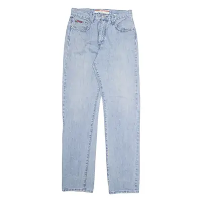 LEE Womens Jeans Blue Regular Straight W30 L34