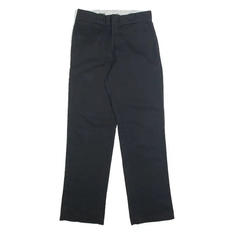 DICKIES Chino Mens Trousers Black Regular Straight W31 L32