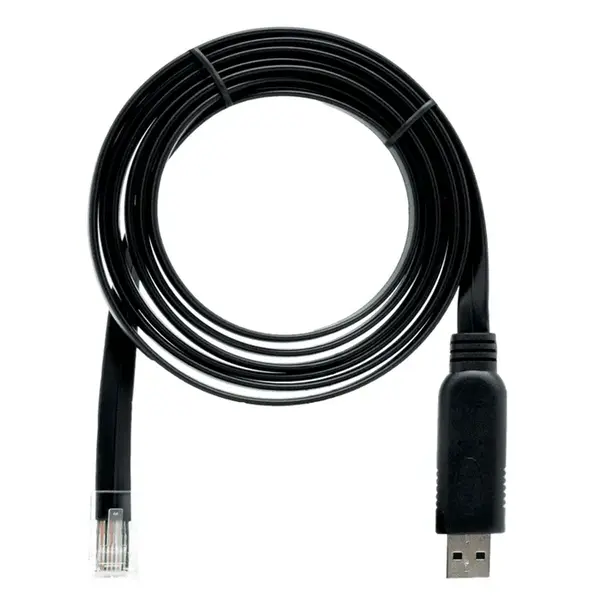 CAB-CONSOLE-URJ45-1M8 QNAP 5.9-inch USB-A to RJ45 Console Cable