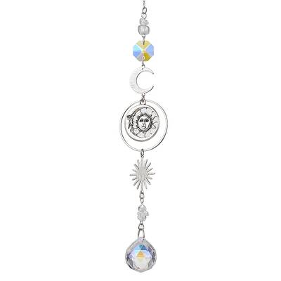 Natural Quartz Crystal Chip Hanging Ornaments