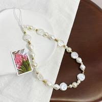 Faux Pearl Decorated Phone Lanyard, 1 Count Wrist Phone Chain, Anti Loss Phone Strap, Phone Charm for Women & Girls, Phone De...