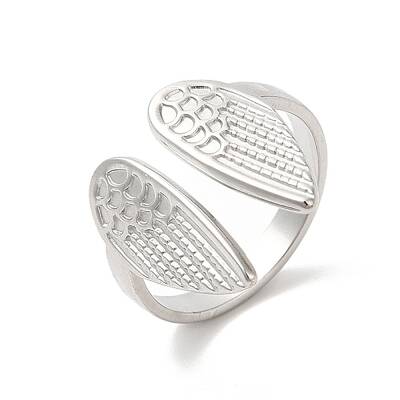 Non-Tarnish 304 Stainless Steel Cuff Finger Rings